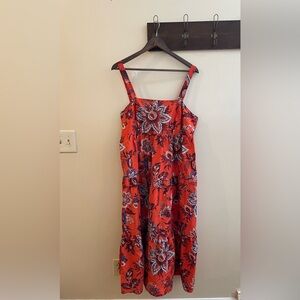 RHODE for Target Cotton Floral Sleeveless Maxi Sundress Size Large